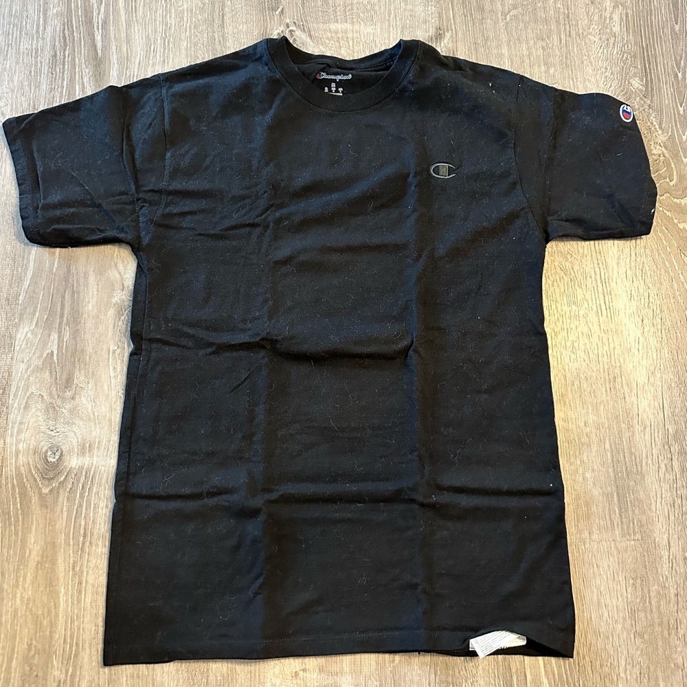Champion Jet Black Crewneck Tee